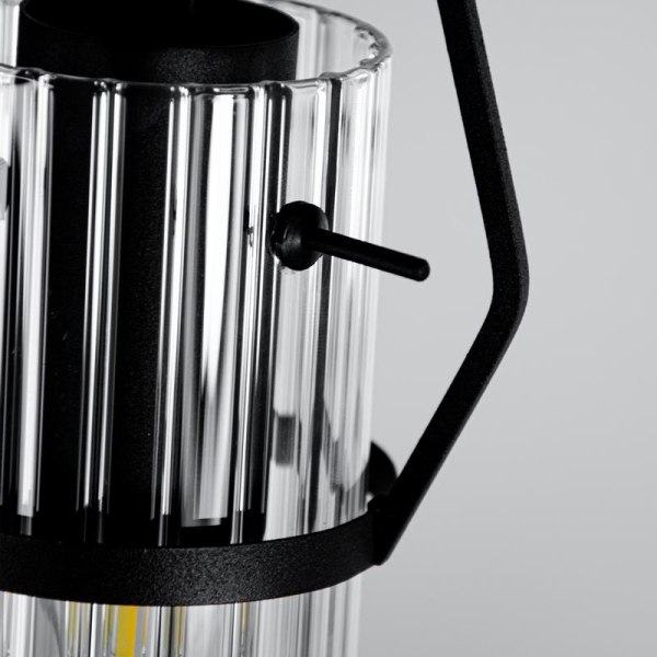 Светильник "Вираж" 232 (плафон 0016) НСБ 01-3х60-176 Е27 [ИМ] подвесной черн. Элетех 1005405277