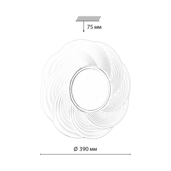 Накладной светильник Sonex 7687/DL