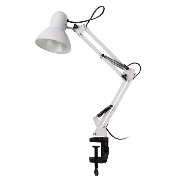 Светильник настольный TBL-01 под лампу Е27 на струбцине бел. ФАZА 5046214
