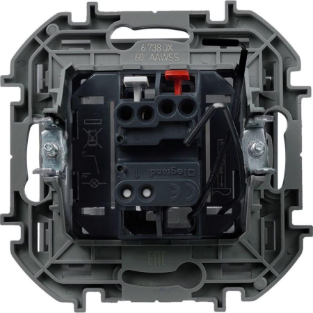 Выключатель Inspiria для гостиничных номеров механизм алюм. IEK 673802