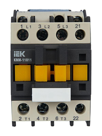 Контактор КМИ-11811 18А 230В/АС3 1НЗ KARAT IEK KKM11-018-230-01