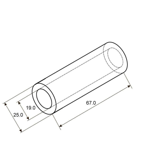 Гильза медная луженая ГМЛ 150-19 (150мм² - Ø19мм) ГОСТ 23469.3-79 (в упак. 2 шт.) REXANT