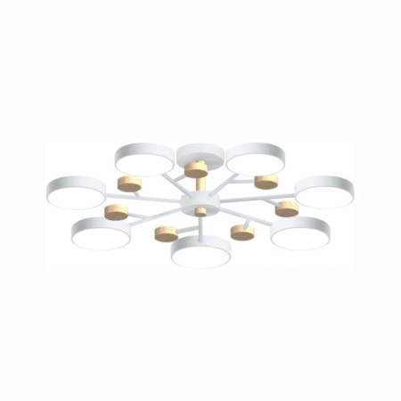 Люстра на штанге LED4U L3205-800 WH