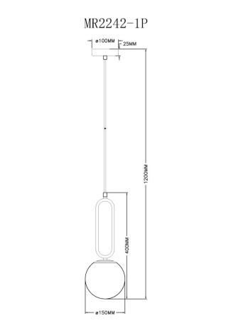 Подвесной светильник MyFar MR2242-1P