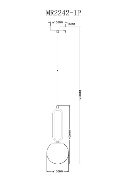 Подвесной светильник MyFar MR2242-1P
