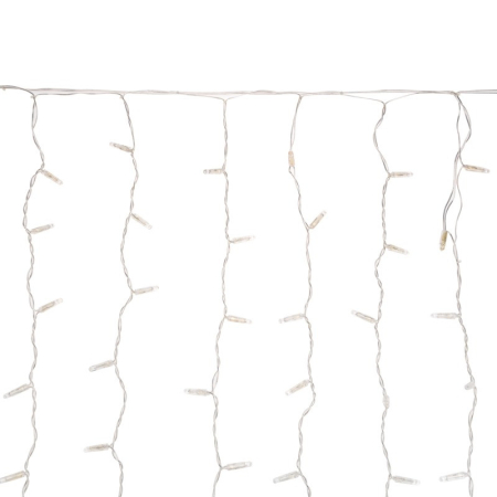 Гирлянда светодиодная Занавес 2x0,8м 160 LED ЗЕЛЕНЫЙ прозрачный ПВХ IP65 постоянное свечение 230В блок в комплекте NEON-NIGHT