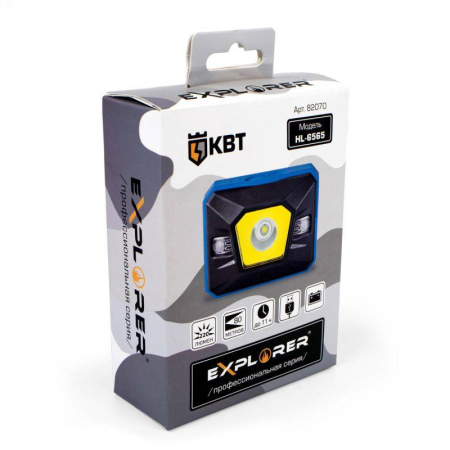 Фонарь налобный Explorer HL-6565 КВТ 82070