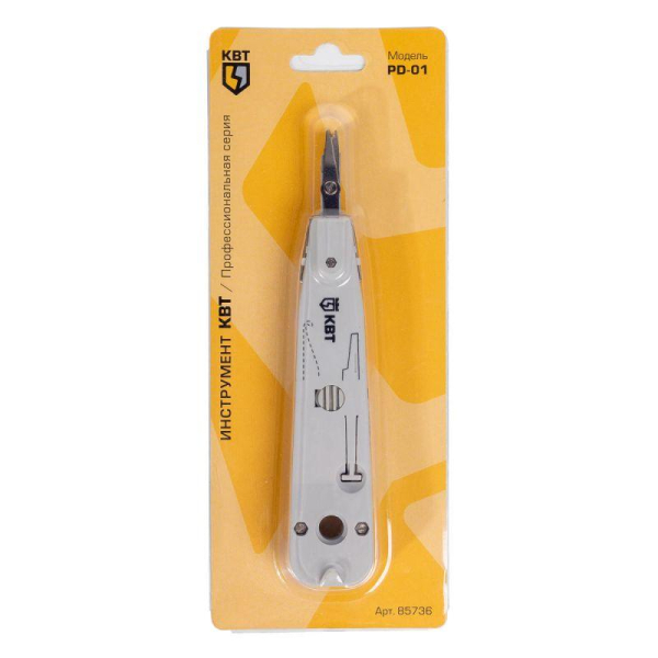 Инструмент для заделки витой пары PD-01 КВТ 85736