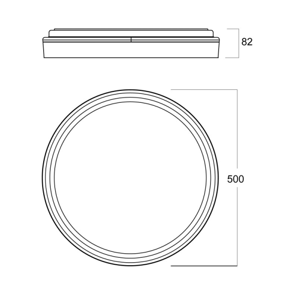 Накладной светильник Mantra 9027