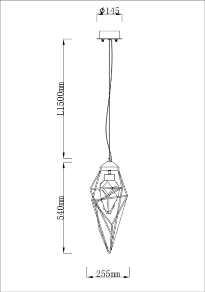 Подвесной светильник Fluorite FL1101-1P3