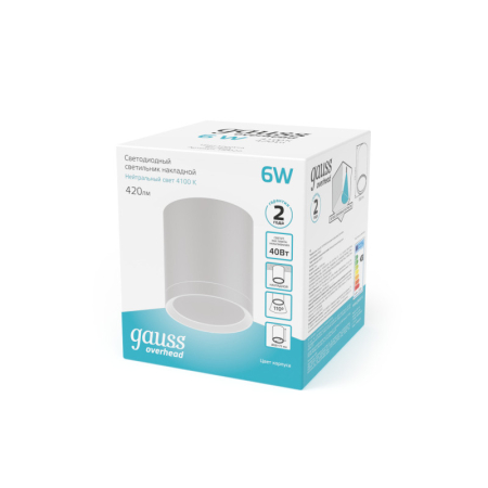 Накладной светильник Gauss HD022
