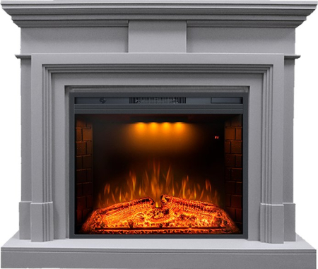 Royal Flame Каминокомплект Coventry Grey - Серый с очагом Emerald 28