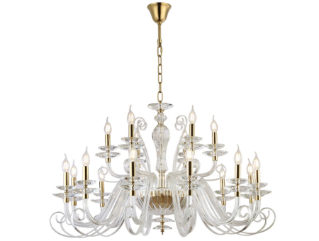 Подвесная люстра Newport 8576+12/C gold polished