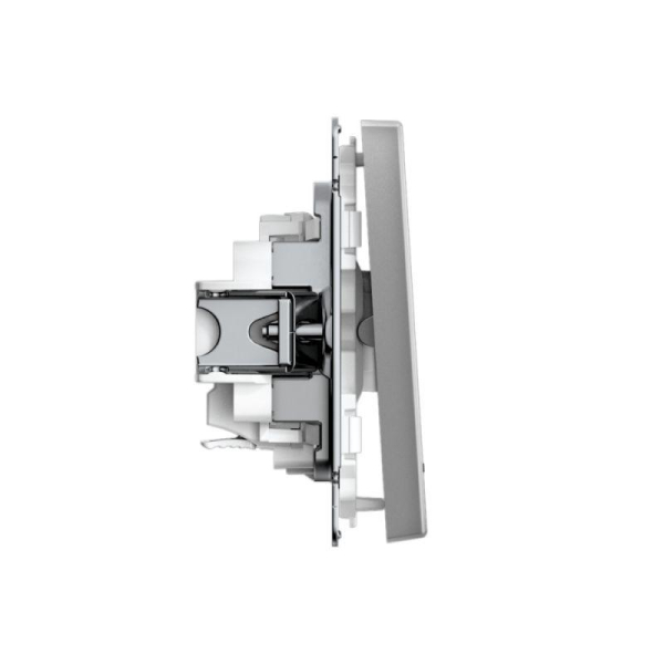 Выключатель 1-кл. ArtGallery 10AX с подсветкой быстрозажим. клем. механизм сталь SE GAL000913S