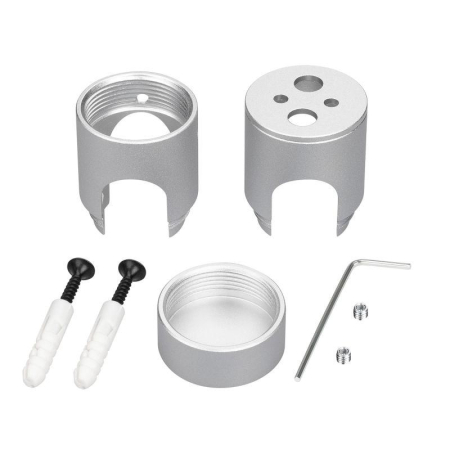 Крепление MOONLIGHT-CYL-D18-DUO-SILVER металл Arlight 047389