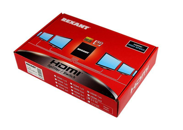 Делитель HDMI 1x4 Rexant 17-6902