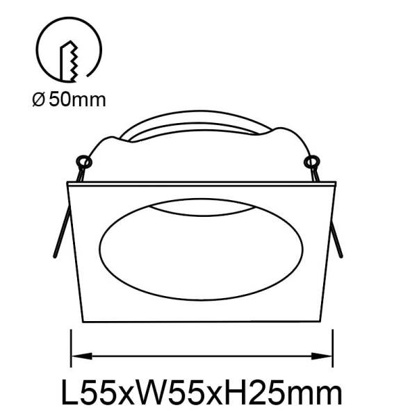 Встраиваемый светильник Mantra 9169