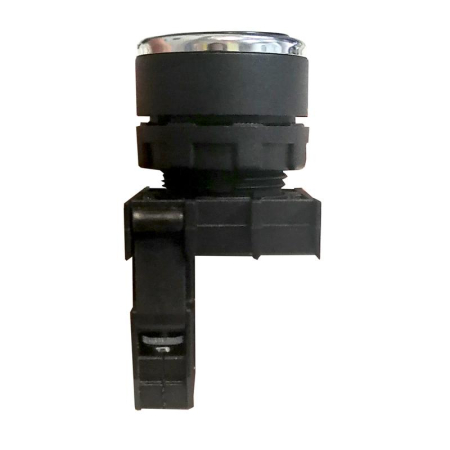 Кнопка нажимная круглая с "0" B100DH-0 черн. EMAS B100DHO