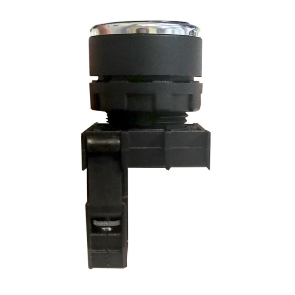 Кнопка нажимная круглая с "0" B100DH-0 черн. EMAS B100DHO