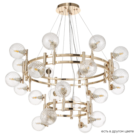 Crystal Lux Люстра Crystal Lux LUXURY SP16+8 GOLD