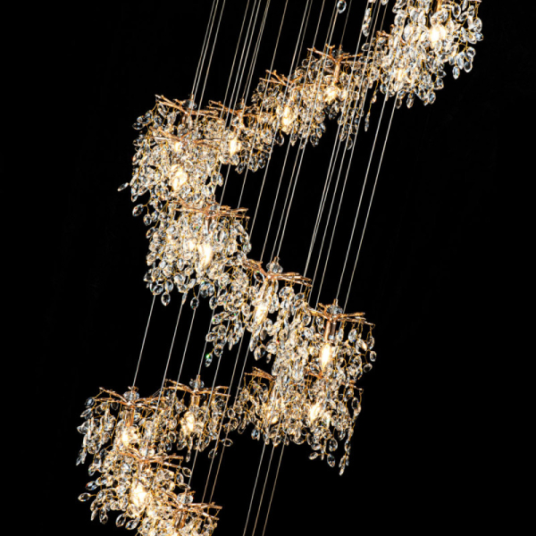 Каскадная люстра MODELUX ML.6555.25 GD