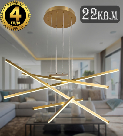 Подвесная люстра Natali Kovaltseva LED LAMPS 81103/6C BRASS