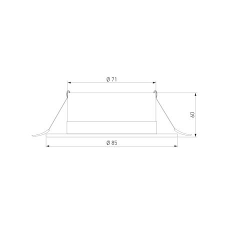 Встраиваемый уличный светильник Elektrostandard 35128/U 3000K черный