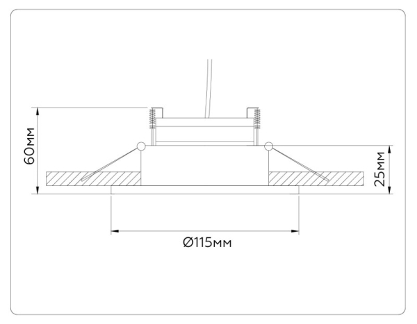 Встраиваемый светильник Ambrella Light TN52336