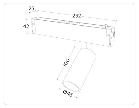 Светильник на шине Ambrella Light GL1212