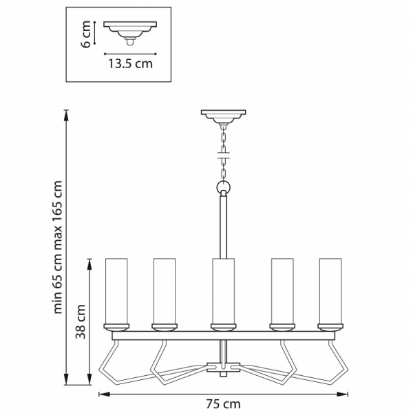 Подвесная люстра Lightstar 723085