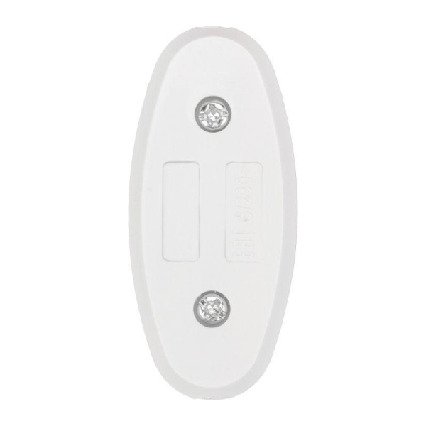 Выключатель-кнопка 250V 6А ON-OFF белый на электропровод (для настольной лампы / для бра) REXANT