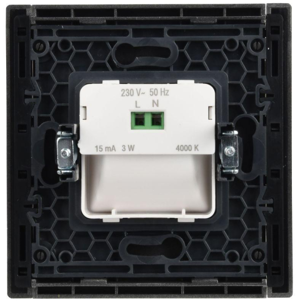 Подсветка светодиодная FORTE&PIANO встраив. FP557 сталь IEK FP-FL20-K46