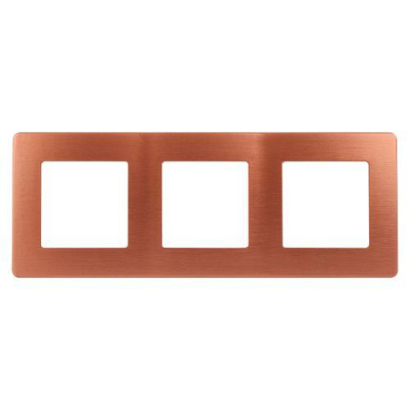 Рамка 3-м 12-5103-14 сатин медь Эра Б0052527