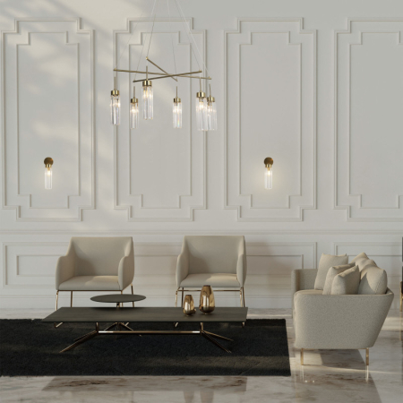 Подвесная люстра Eurosvet 60163/6 латунь