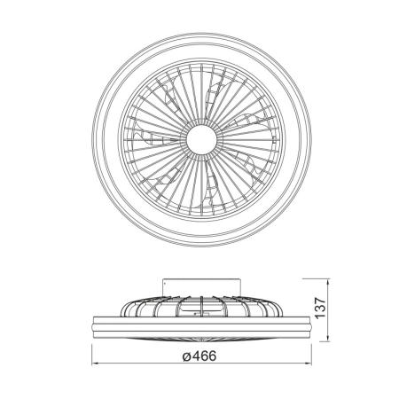 Накладной светильник Mantra 8291
