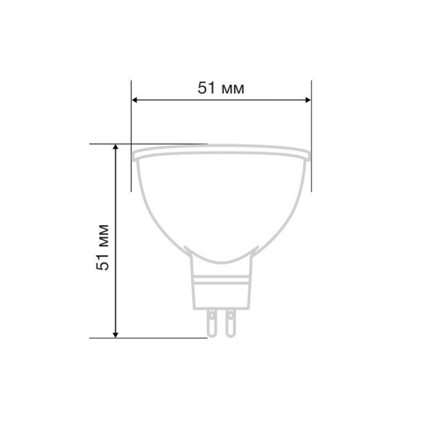 Лампа светодиодная Рефлектор-cпот 9,5Вт GU5.3 760Лм 6500K холодный свет REXANT