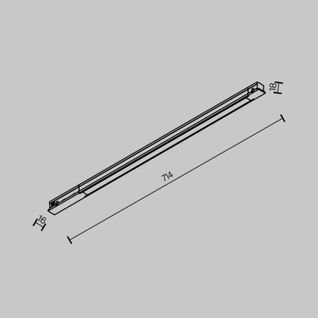 Светильник на шине Maytoni Technical TR231-2-15W3K-B