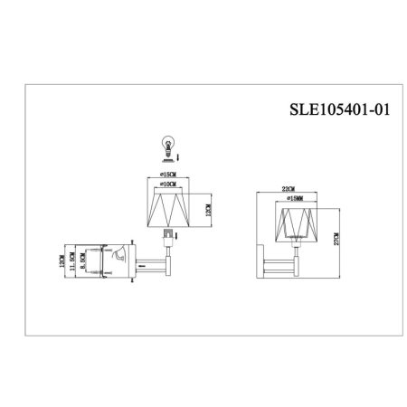 Бра Evoluce SLE105401-01