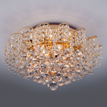 Накладная люстра Eurosvet 16017/9 золото Strotskis