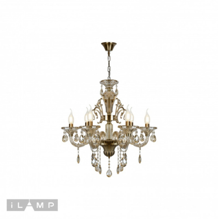 Подвесная люстра iLamp 61079-6 BR