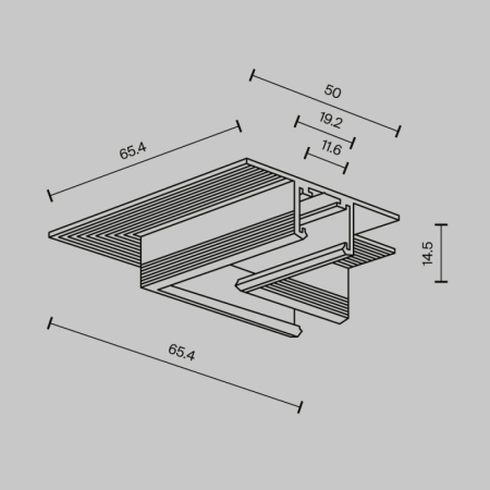 Коннектор Maytoni Technical TRA239CLS-42.12B
