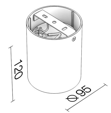 Накладной светильник LeDron HDL5600 Alum