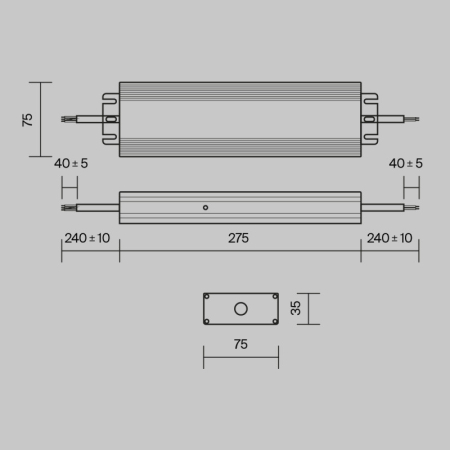 Драйвер Maytoni Technical PSL008-250W-48V-IP67