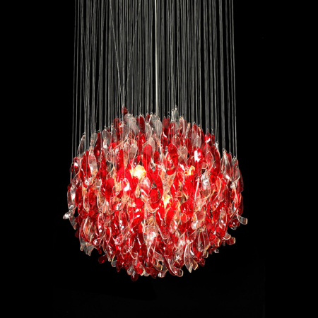 Подвесная люстра DeLight Collection GK702R red