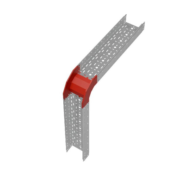 Угол для лотка вертикальный внеш. 90град. 100х200мм "ПЛЮС" HD85 КМ PL18534