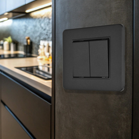 Выключатель Arte Milano SET16-1-30-2 black