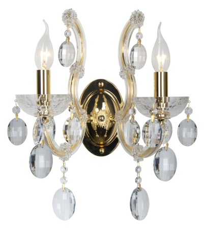 Crystal Lux Бра Crystal Lux HOLLYWOOD AP2 GOLD