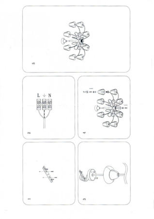 Люстра на штанге Lightstar 814094