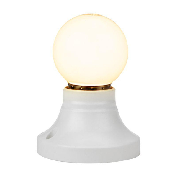 Лампа светодиодная, диаметр 45мм, E27, 3 LED, 1Вт, RGB, 230В NEON-NIGHT