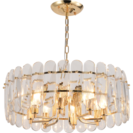 Люстра Janice 1044-308 8хЕ14 40Вт хрусталь Rivoli Б0061210